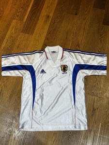 Adidas 1999-2000 Large Japan National Away Football Shirt Vintage RARE Silver for sale on Ebay