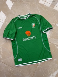 IRELAND 2001/03 HOME SHIRT  (XL)  UMBRO ORIGINAL VINTAGE FOOTBALL SHIRT for sale on Ebay
