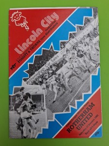 Lincoln City V Rotherham United Division Three 12/1/85 for sale on Ebay