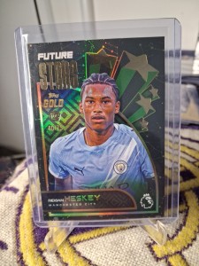 Reigan Heskey Topps Gold Rookie Future Stars /75 Manchester City for sale on Ebay
