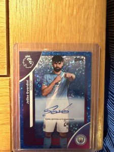 Josko Gvardiol Manchester City Blue Sparkle Auto /150 for sale on Ebay
