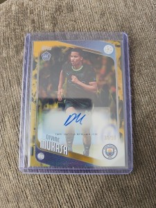 Topps Flagship UCC 2025-26 Divine Mukasa Auto /50 Manchester City for sale on Ebay
