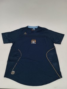 LE COQ SPORTIF Manchester City FC Training Shirt Blue Size L - PRE-OWNED for sale on Ebay