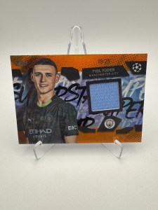 Topps UCC Flagship 2025-26 Phil Foden Manchester City Player Worn Relic /25 for sale on Ebay
