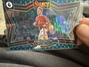 Rasmussen Hojlund Topps Select Manchester United 01/48 for sale on Ebay