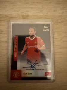 Topps Premier League Juan Mata Auto Card /150 - Manchester United Team Set 25/26 for sale on Ebay