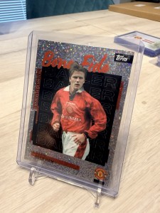 Topps Manchester United 2025/2026 Team Set David Beckham Bona Fide Halo Parallel for sale on Ebay