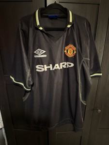 Rare Original Manchester United 1998/1999 Third Football Shirt Mens XXL 2XL for sale on Ebay
