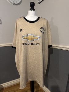 MANCHESTER UNITED 2019 2020 AWAY SHIRT FOOTBALL Size 3XL for sale on Ebay