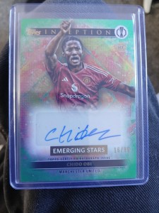 Topps Inception Chido Obi RC Autograph /99 Manchester United for sale on Ebay