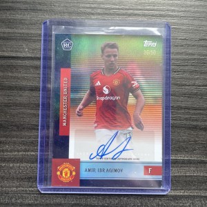 Manchester United Team Set 2025/2026 Amir Ibragimov Auto /50 Rookie RC for sale on Ebay