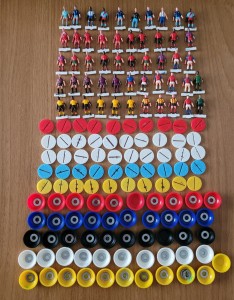 50 Subbuteo/Santiago HW Figures, Bases & Discs for sale on Ebay