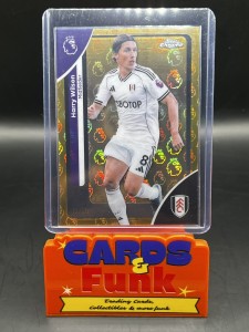 2026 Topps Chrome Premier League Logofractor Harry Wilson FULHAM /50 GOLD SSP for sale on Ebay