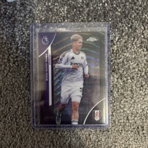 Topps Premier League Chrome 2026 Emile Smith Rowe Black Wave Parallel Fulham /10 for sale on Ebay