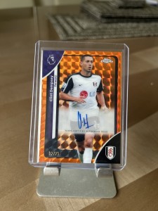 Topps Chrome Premier League 2026 Clint Dempsey Geometric Auto 02/25 - Fulham FC for sale on Ebay