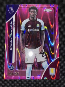 Topps 2026 Premier League Chrome Jamaldeen Jimoh - Aloba RC  /250 Aston Villa for sale on Ebay