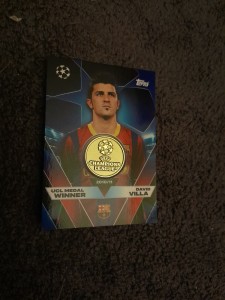 UCL Medal Winner Card from Topps Match Attax 25/26 David Villa for sale on Ebay