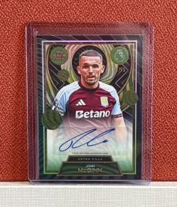 Topps Gold 2025/26 John McGinn Green Auto /75 Aston Villa for sale on Ebay