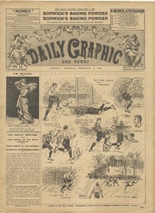 SOUTHAMPTON v TOTTENHAM (SPURS) FA CUP REPLAY @ READING - DAILY GRAPHIC 4/2/1902 for sale on Ebay