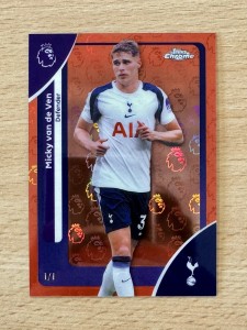 2026 Topps Chrome Logofractor Micky van de Ven Rose Gold 1/1 - Tottenham Hotspur for sale on Ebay