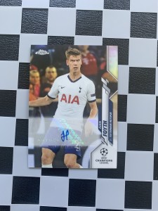 2019-20 Topps Chrome UCL Auto Juan Foyth Tottenham Hotspur for sale on Ebay