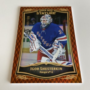 NHL Card - Igor Shesterkin - Orange xxx/199 - Stature 2023 - 24 - Rangers for sale on Ebay