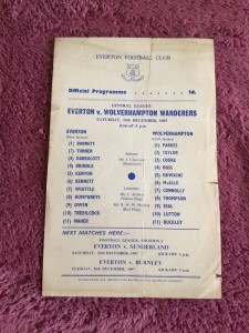 1967/68 EVERTON v WOLVES - RESERVES - FOOTBALL PROGRAMME for sale on Ebay
