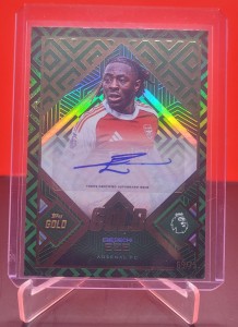 Topps Gold Premier League 2025-26 Eberechi Eze Auto /75 Arsenal for sale on Ebay