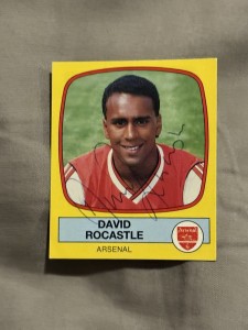  Hand signed David Rocastle Arsenal Panini 1988 Sticker for sale on Ebay