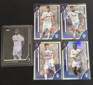 Topps Chrome Premier League 2026 + Willy Gnonto Black Edge - Leeds United Bundle for sale on Ebay