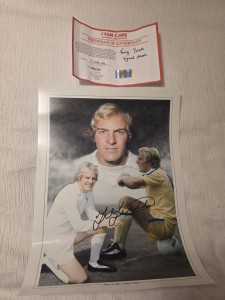 Terry Yorath signed photo autograph Leeds United Football COA Wales for sale on Ebay