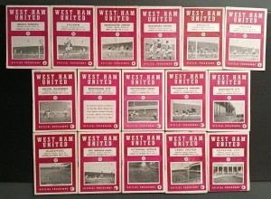 West Ham United Home Programmes 16 from 1959-1960 season. for sale on Ebay