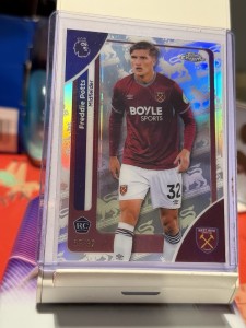 Freddie Potts Rookie Card Retrofractor 56/92 West Ham RC for sale on Ebay
