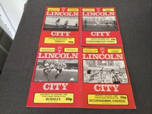 5 Lincoln City Football Programmes 1986-87 for sale on Ebay
