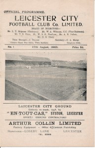 Leicester City v Hull City 1949/1950 - Football programme for sale on Ebay
