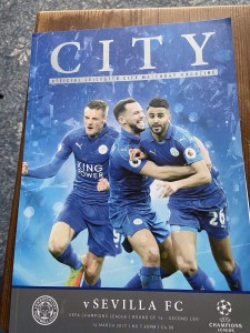 Leicester City V Sevilla 14/03/2017 UEFA Champions League Programme for sale on Ebay
