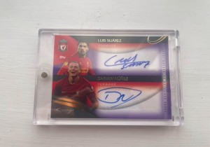 Luis Suarez Darwin Nunez Dual Auto - Liverpool Lineage 2022/23 - /15 Red/Orange for sale on Ebay