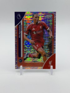 Topps Chrome Epl 26 Rio Ngumoha Liverpool Pulsar Refractor #112 Rookie for sale on Ebay