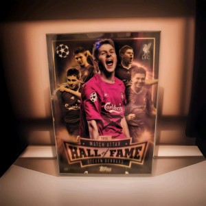Topps Match Attax 2025 2026 Hall Of Fame Steven Gerrard Liverpool Foil Card for sale on Ebay