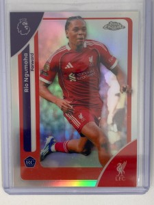 TOPPS PREMIER LEAGUE CHROME 25/26 RIO NGUMOHA LIVERPOOL REFRACTOR . for sale on Ebay
