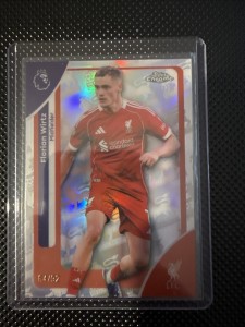 Topps Chrome 2025/2026 Florian Wirtz Liverpool  Prem Logo  Refractor 64/ 92 for sale on Ebay