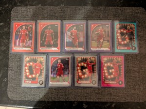 Topps Liverpool Collector Tin 25/26 - Numbered Card Bundle (Gerrard, VVD inc) for sale on Ebay