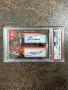 Steven Gerrard & Michael Owen Dual Auto 01/10! PSA 7 Topps Liverpool Lineage HIT for sale on Ebay