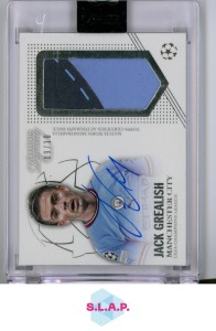 JACK GREALISH 09/10 AUTO TOPPS DYNASTY MANCHESTER CITY UCL 2023 ENG MATCH WORN for sale on Ebay