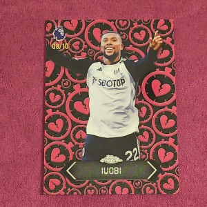 Topps Chrome Premier Lge 2026 Alex Iwobi /10 Stoppage Time Heartbreaker Fulham for sale on Ebay