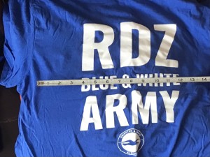 brighton and hove albion Tee Shirt for sale on Ebay