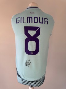 Signed BILLY GILMOUR Shirt- Scotland- EXACT PROOF/COA - Chelsea Napoli Brighton for sale on Ebay