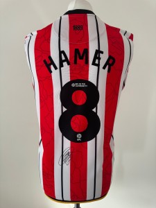 Signed GUSTAVO HAMER Shirt - Sheffield United - EXACT PROOF/COA for sale on Ebay