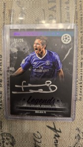 Frank Lampard Chelsea Topps Inception Silver Signings Legends 11/25 England Auto for sale on Ebay