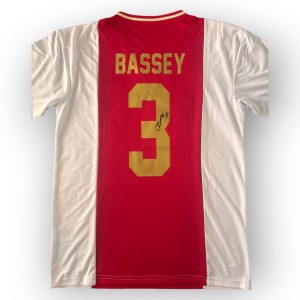 Signed CALVIN BASSEY Shirt - Ajax Amsterdam -EXACT PROOF/COA- Nigeria Rangers for sale on Ebay